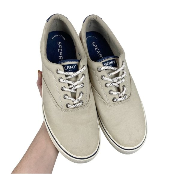 Sperry Other - Sperry Cream Canvas Nautical Men's Shoes